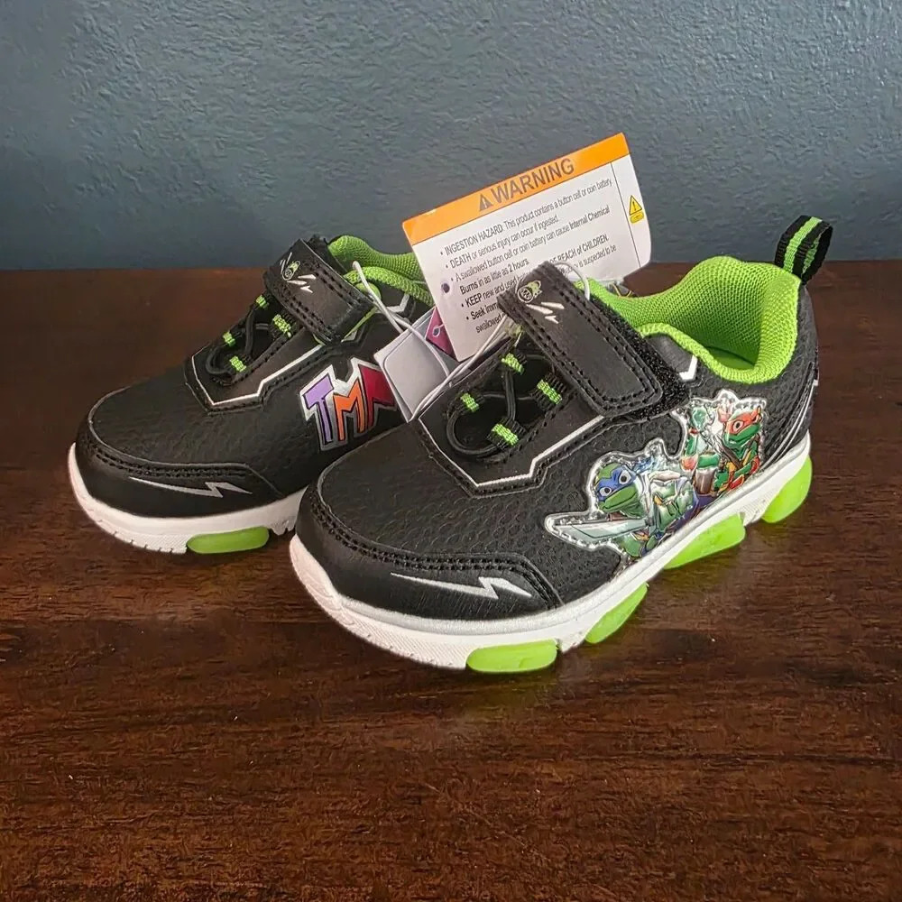 Light Up Teenage Mutant Ninja Turtles Size 8 Toddler’s NWT Shoes